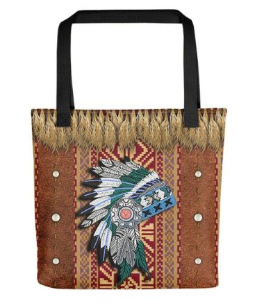 Native Headdress Tote bag