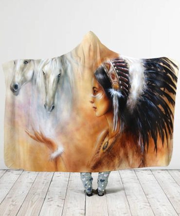 Native Hooded Blanket