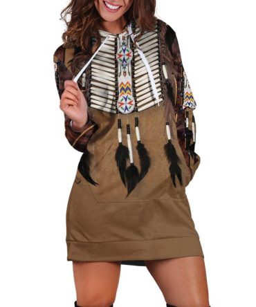 Native Ooze Hoodie Dress Hoodie Dress