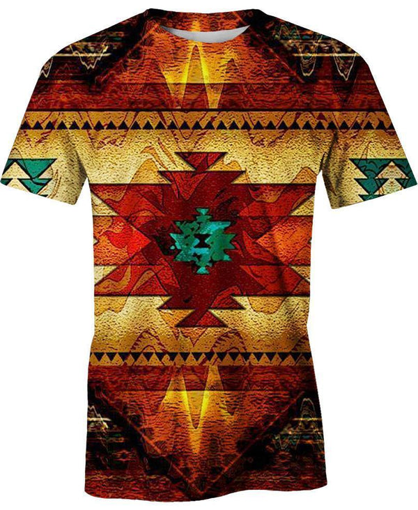 Native Pattern 3D Hoodie Indian - Image 2