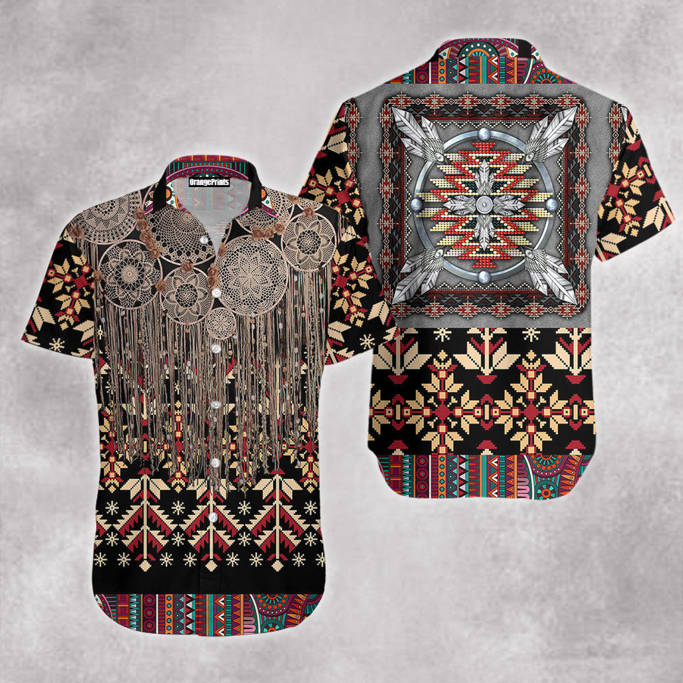 Native Pattern Aloha Hawaiian Shirts For Men And Women