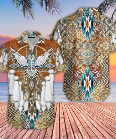 Native American Pattern Aloha Hawaiian Shirts For Men