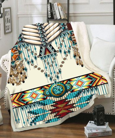 Native Pattern Fleece Blanket