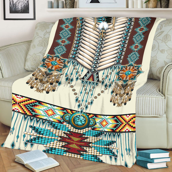 Native Pattern Fleece Blanket - Image 3