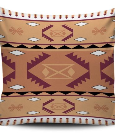 Native Pink Geometric Pattern Native American Pillow Covers