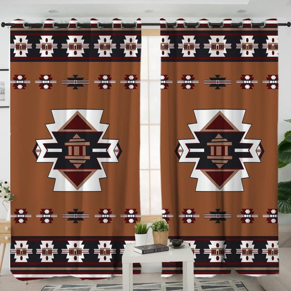Native Temple Native American Living Room Curtain - Image 3