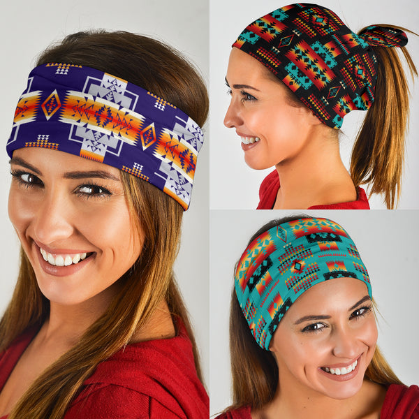 Native Tribes Pattern Native American Bandana 3 Pack - Image 3