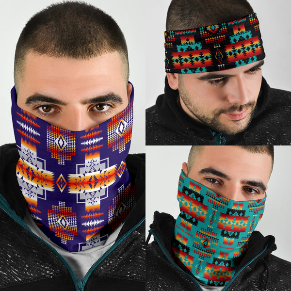 Native Tribes Pattern Native American Bandana 3 Pack - Image 4