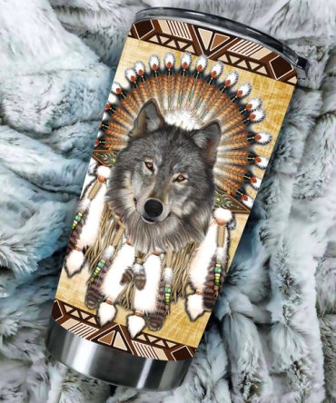 Native Wolf Tumbler