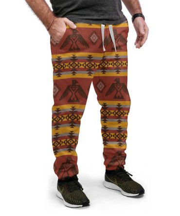 Native Yellow Patterns Sweatpants