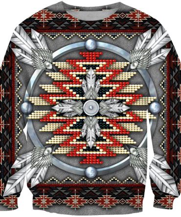 Naumaddic Arts Native American 3D Sweatshirt