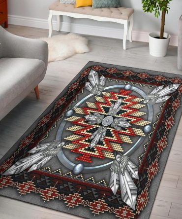 Naumaddic Arts Native American Design Area Rug no link