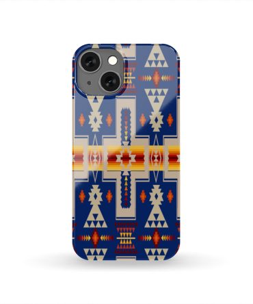 Navy Tribe Design Native American Phone Case