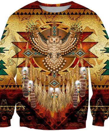 Owl Dreamcatcher Native American Pride Sweatshirt