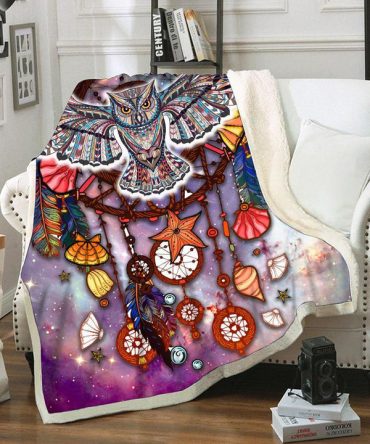 Owl Fleece Blanket