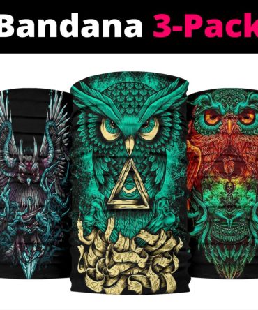 Owl Fulcolor Bandana 3-Pack