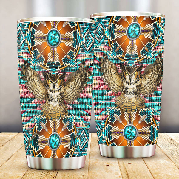 Owl Pattern Tumbler - Image 2
