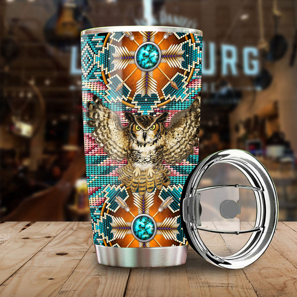 Owl Pattern Tumbler - Image 3