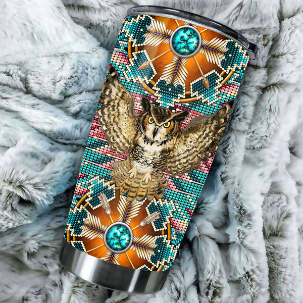 Owl Pattern Tumbler