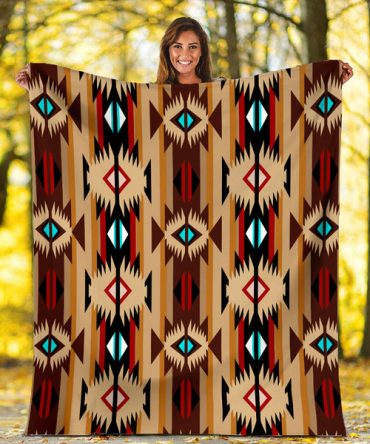 Pattern Cultural Fleece Blanket