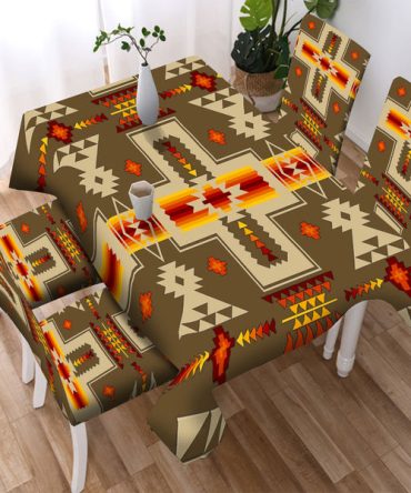 Pattern Culture Design Native American Tablecloth