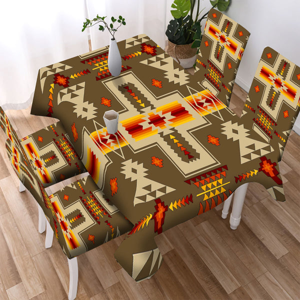 Pattern Culture Design Native American Tablecloth