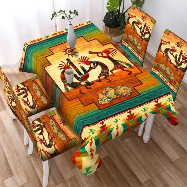 Pattern Culture Design Native American Tablecloth