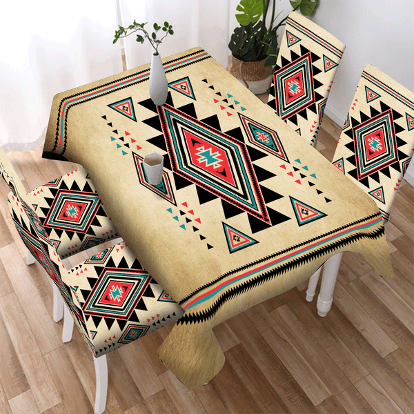 Pattern Culture Design Native American Tablecloth