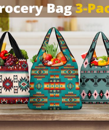 Pattern Grocery Bag 3-Pack