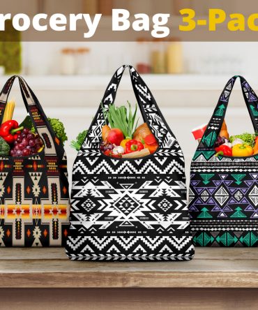 Pattern Grocery Bag 3-Pack