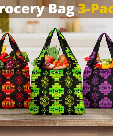 Pattern Grocery Bag 3-Pack