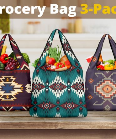 Pattern Grocery Bag 3-Pack