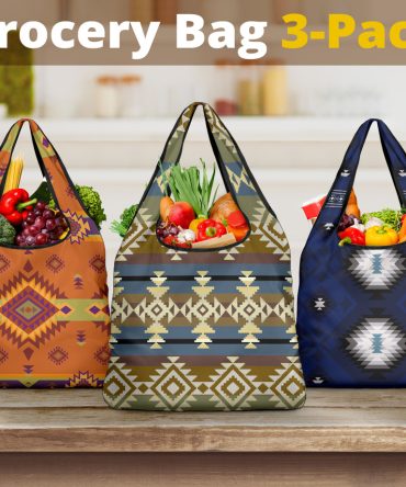 Pattern Grocery Bag 3-Pack