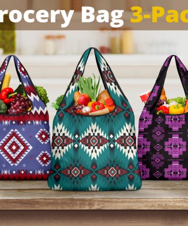 Pattern Grocery Bag 3-Pack