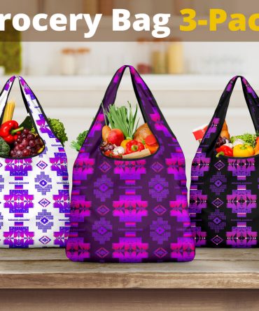 Pattern Grocery Bag 3-Pack