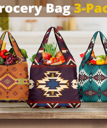 Pattern Grocery Bag 3-Pack