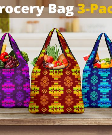 Pattern Grocery Bag 3-Pack