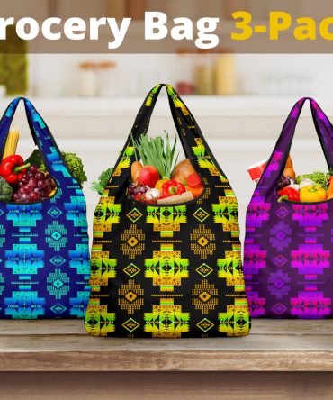 Pattern Grocery Bag 3-Pack