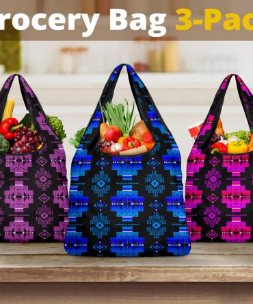 Pattern Grocery Bag 3-Pack