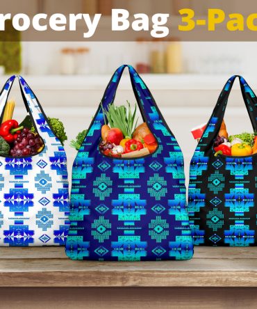 Pattern Grocery Bag 3-Pack