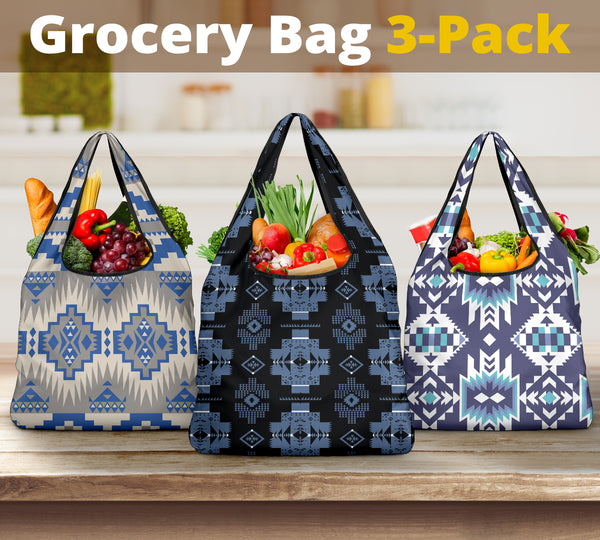 Pattern Grocery Bag 3-Pack - Image 2