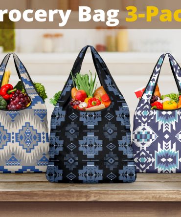 Pattern Grocery Bag 3-Pack