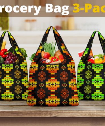 Pattern Grocery Bag 3-Pack