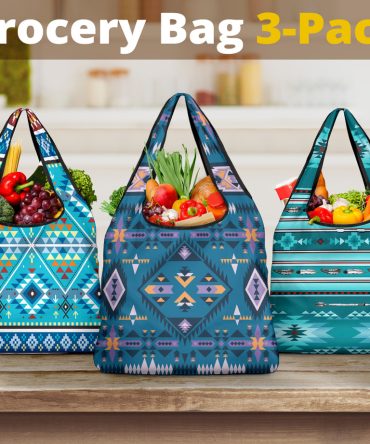 Pattern Grocery Bag 3-Pack