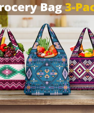 Pattern Grocery Bag 3-Pack
