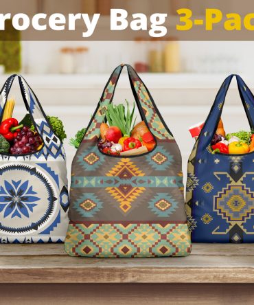 Pattern Grocery Bag 3-Pack