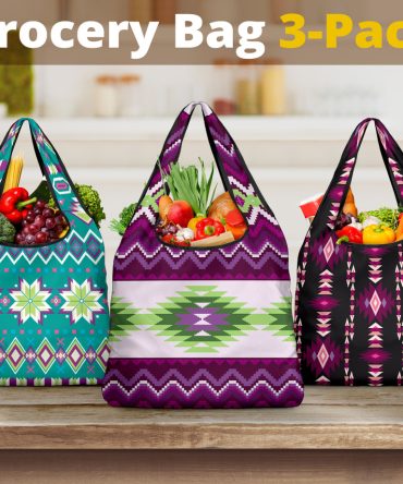 Pattern Grocery Bag 3-Pack