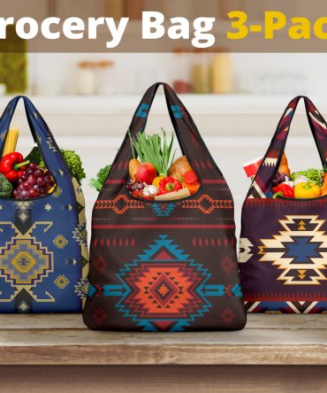 Pattern Grocery Bag 3-Pack