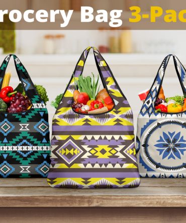 Pattern Grocery Bag 3-Pack