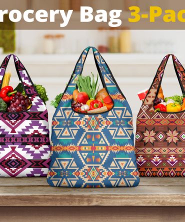 Pattern Grocery Bag 3-Pack
